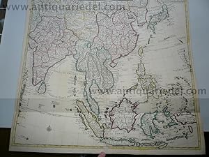 China,Far East,map,Covens+Mortier anno 1742