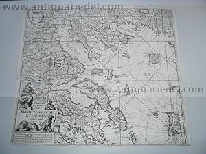 Image du vendeur pour Negroponte,Greece,Seamap,anno 1690,van Keulen J.,Archipelagusche mis en vente par Hammelburger Antiquariat