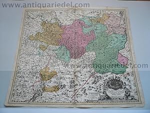 Seller image for Principatus Isenacensis,map,anno 1720, old colours for sale by Hammelburger Antiquariat