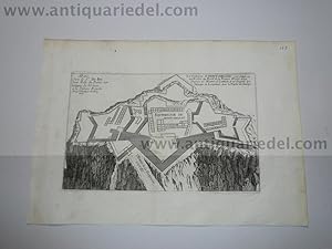 Montmelian, anno 1695, fortress, N. de Fer