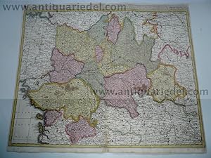 Immagine del venditore per Orleans,Course of the Loire,anno 1700,map,Valk venduto da Hammelburger Antiquariat