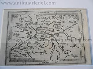 Angers/Aniov,anno 1600, Ortelius A., map