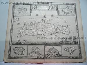 Kreta/Insula Candia, map, anno 1680, F.de Wit