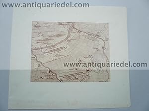 Immagine del venditore per Dillingen/Lauingen, anno 1703, map, Danube venduto da Hammelburger Antiquariat