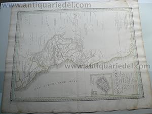 Image du vendeur pour Nieder Guinea, anno 1827, big map Weiland mis en vente par Hammelburger Antiquariat
