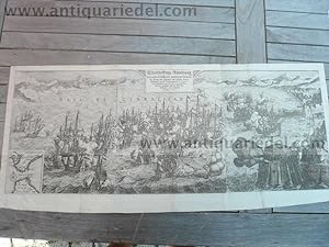 Gibraltar, naval Battle,25.04.1607, Merian M., dutch/spanish