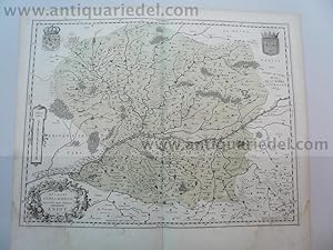 Bild des Verkufers fr Anjou, anno 1640, Blaeu map zum Verkauf von Hammelburger Antiquariat