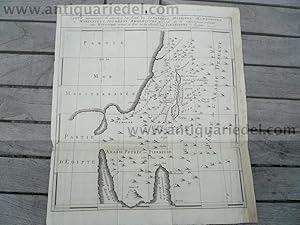 Bild des Verkufers fr Israel, map, anno 1750, Bellin zum Verkauf von Hammelburger Antiquariat