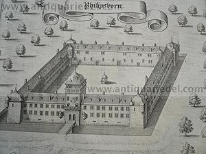 Riegelsberg-Jagdschloss, anno 1650, Merian M