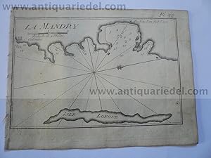 Plan de la Mandry/Greece, anno 1795, Roux