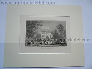 Reinhardsbrunn, anno 1850, steelengraving