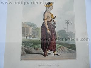 Bild des Verkufers fr Java, Wedding clothing, anno 1817, aquatinta zum Verkauf von Hammelburger Antiquariat