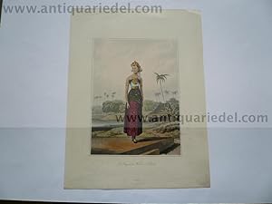 Bild des Verkufers fr Java, Wedding clothing, anno 1817, aquatinta zum Verkauf von Hammelburger Antiquariat