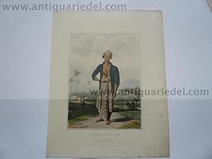 Bild des Verkufers fr Java, clothing/costumes, anno 1817, aquatinta zum Verkauf von Hammelburger Antiquariat