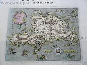 Hispaniola, anno 1605, map Porcacchi T.
