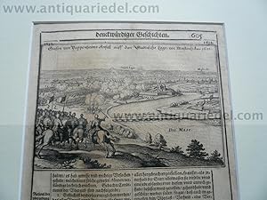 Maastricht anno 1632, Matthäus Merian, edited anno 1650
