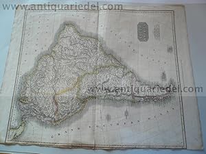 South America, anno 1814, generalmap, Thomson