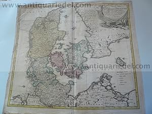 Image du vendeur pour Denmark, anno 1789, map, Homann Heirs/Gssefeld mis en vente par Hammelburger Antiquariat