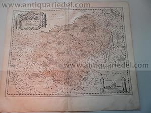 Bild des Verkufers fr Bituricum ducatus, Duche de Berri, map, 1640, Blaeu J. zum Verkauf von Hammelburger Antiquariat