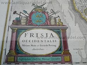 Frisia Occidentalis, Blaeu anno 1630, good condition
