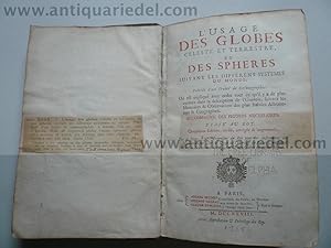 L Usage des Globes Celeste et Terrestre, 1728, 50 engravings