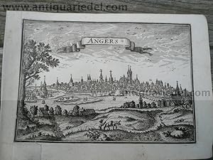 Angers, anno 1668, Beaulieu, copperengraving
