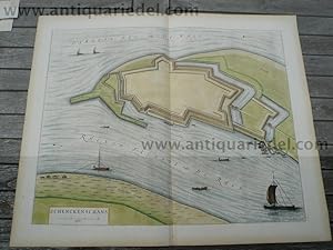 Immagine del venditore per Kleve-Schenkenschanz, anno 1660, Blaeu venduto da Hammelburger Antiquariat