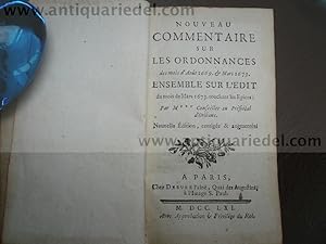French Laws, 1669-1673, Jousse Daniel