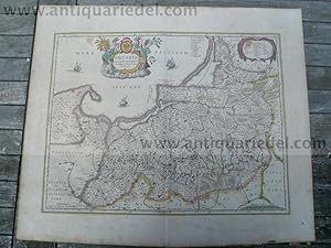 Prussia, anno 1640, map, Janssonius Jan
