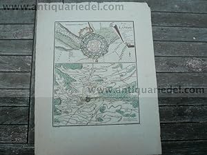 Seller image for Landau Plan+Karte, anno 1793, Gssefeld for sale by Hammelburger Antiquariat