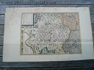 Thüringen, anno 1603, Mellinger bei Ortelius A., altkoloriert