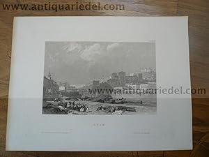 Lyon, anno 1850, steelengraving