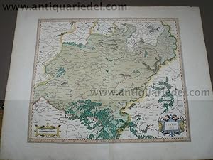 Thuringia/Thüringen, anno 1610, Mercator Gerhard