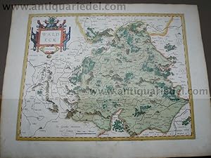 Waldeck, anno 1610, Mercator G., altkoloriert