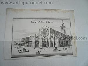 Lyon, Les Cordeliers, anno 1670, Merian