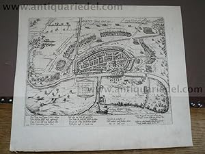 Neuß/Rhein, Belagerung Prinz v.Parma, 1586, Hogenbergs Geschicht