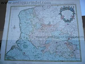 Seller image for Artois, map, anno 1745, Covens & Mortier, fine print for sale by Hammelburger Antiquariat