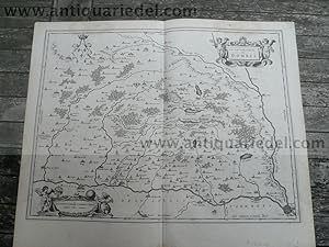 Dombes, anno 1650, map, Blaeu, german text