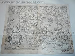 Greece, map, Ortelius Abraham, anno 1571, Greece generalmap