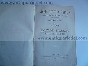 Storia dei Comuni Italiani, Lanzani/Villari, Milano 1882