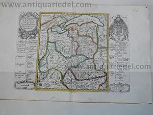 Savoya,lac Geneve,map,Bodenehr anno 1720