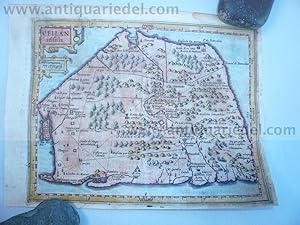 Ceilan insula, Sri Lanka, anno 1610, Mercator-Hondius