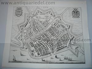 Emden, anno 1649, Blaeu townbook