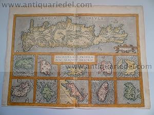 Kreta/Isles/map Ortelius anno 1592