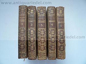 Bild des Verkufers fr Principes de la litterature, Batteux Ch., 1775, 5 vols. zum Verkauf von Hammelburger Antiquariat