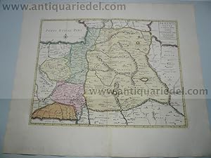 Armenia, map, anno 1730, Covens & Mortier, old coloures
