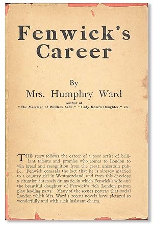 Imagen del vendedor de Fenwick's Career a la venta por Lorne Bair Rare Books, ABAA