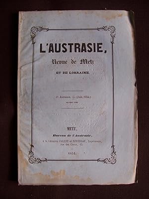 L'Austrasie - Revue de Metz et de Lorraine - Juin 1854