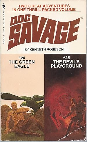 Bild des Verkufers fr The Green Eagle (Doc Savage # 24) / The Devil's Playground (Doc Savage # 25) zum Verkauf von John McCormick