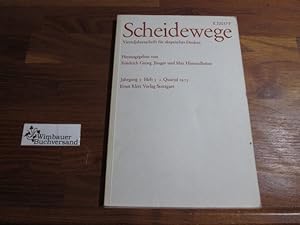 Seller image for Scheidewege. Jahresschrift fr skeptisches Denken. Jahrgang 5, Heft 3. 1975 for sale by Antiquariat im Kaiserviertel | Wimbauer Buchversand